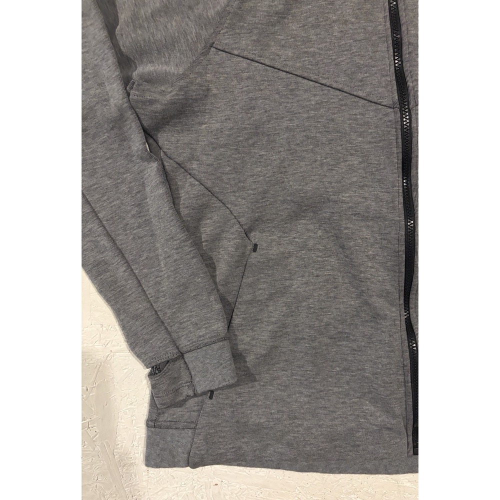Nike Hoodie Womens XL Gray Tech Fleece Full Zip Jumper Swoosh Jacket Top 842845 - Picture 3 of 10
